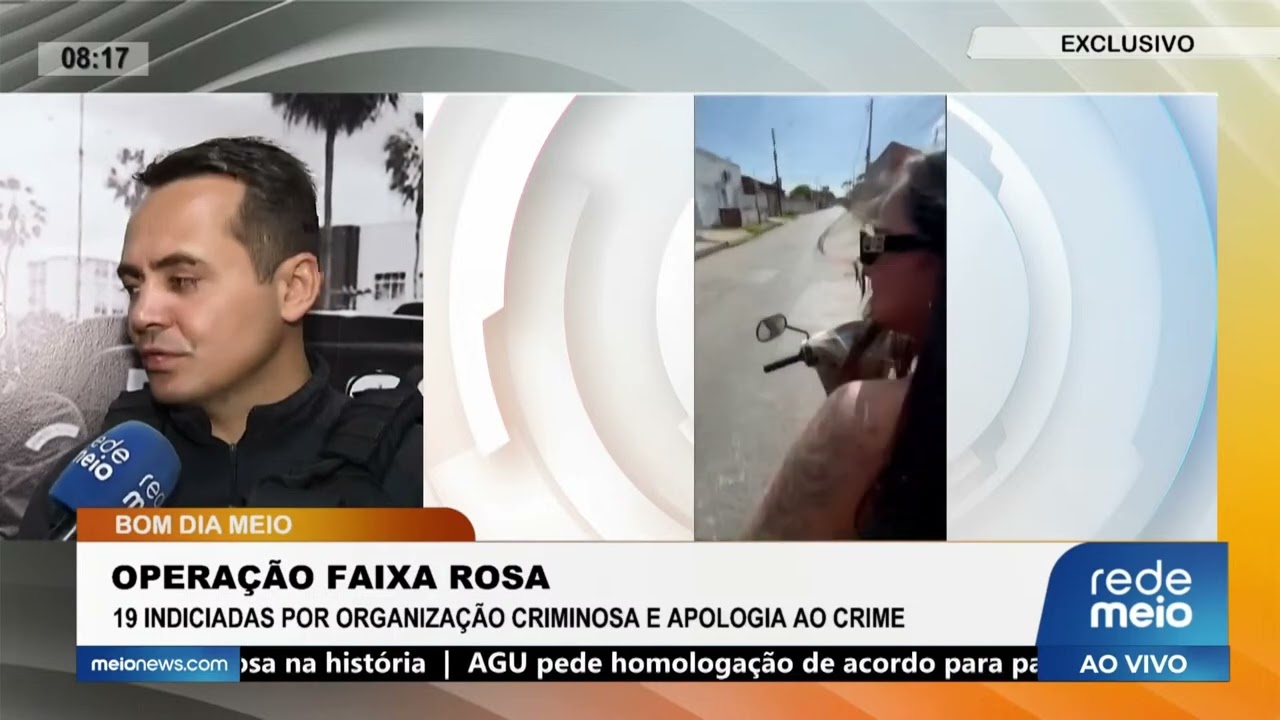MULHERES CRIMINOSAS: delegado Charles Pessoa detalha resultados da Operação Faixa Rosa | Bom Dia