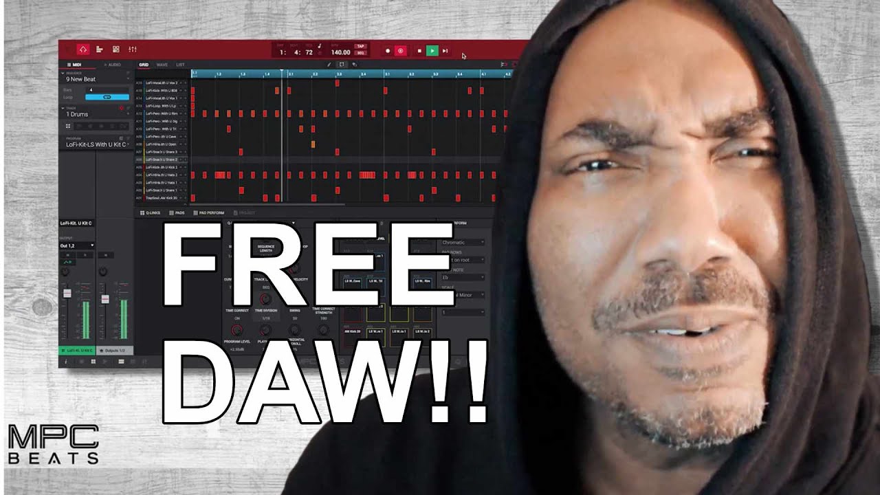 AKAI MPC Beats Free DAW! Как создать свой первый бит!