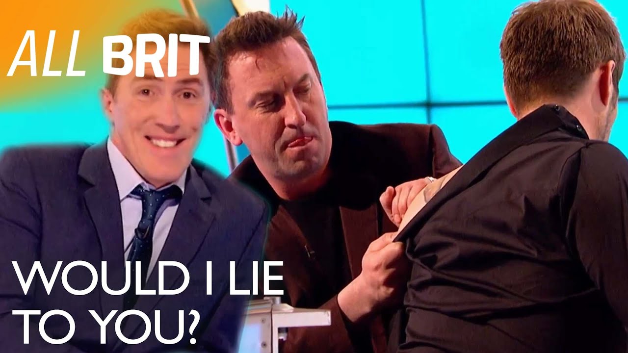 Lee Mack REVEALS Rhod Gilbert's POTATO TATTOO! | Would I Lie To You | All Brit