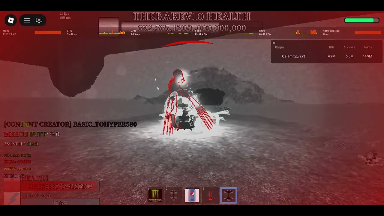 Killers test survive AAAAHH editon v1 (get 5m kills) i spend 120 hours/