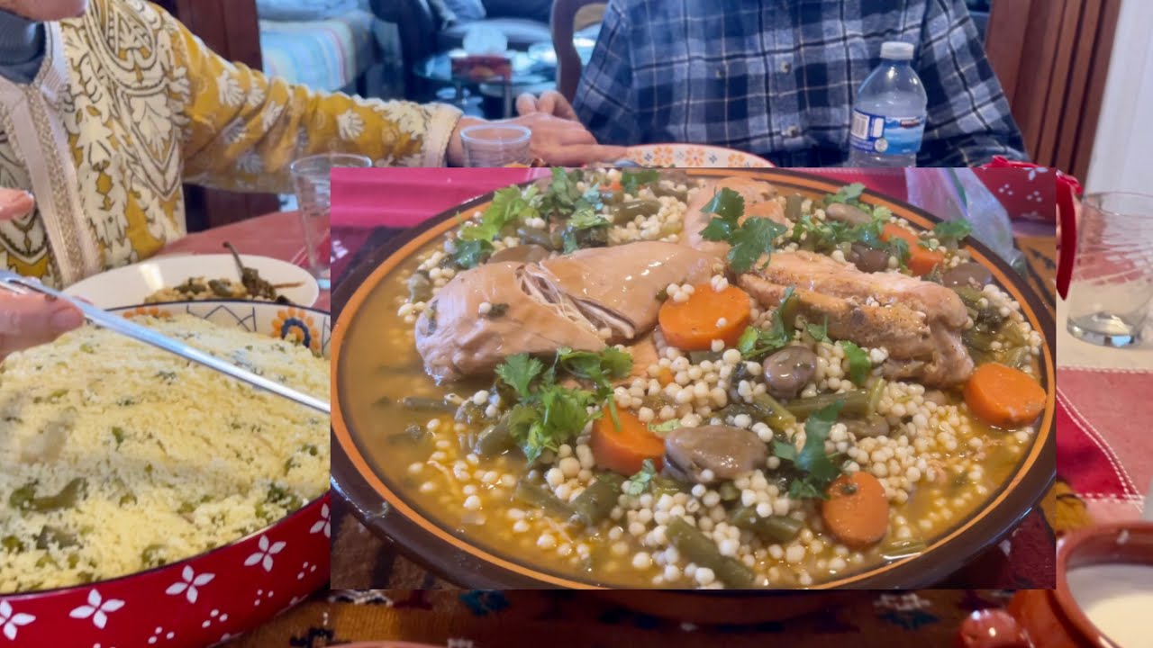 Recette de Berkoukes Aux Légumes Pour Les Parents de Mon Amie, En Kabyle sous-titrés en Français