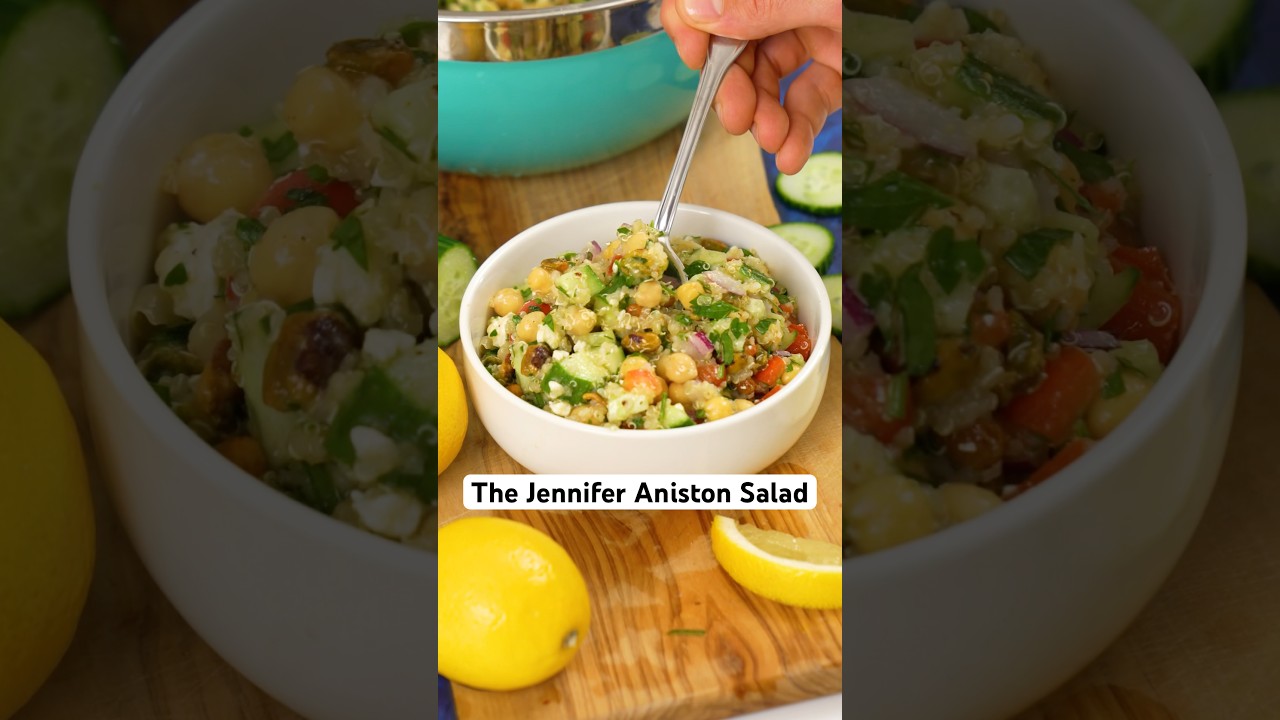How to Make &lsquo;The Jennifer Aniston Salad&rsquo; 🥗 🤤