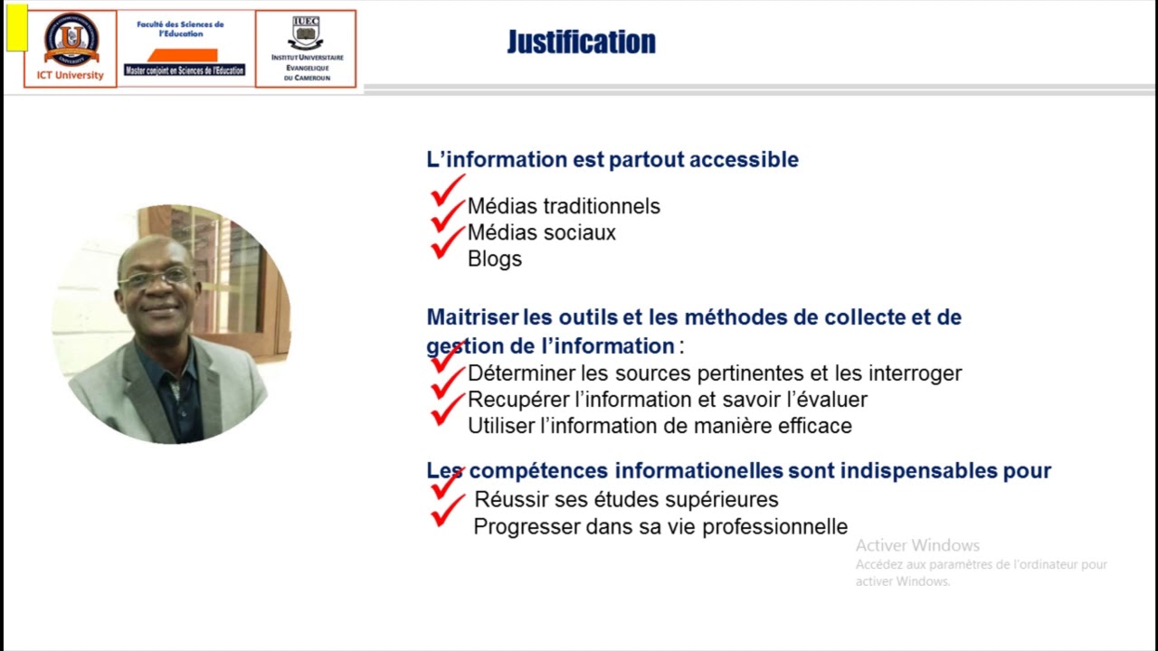 Comp&eacute;tences informationnelles 1&egrave;re partie
