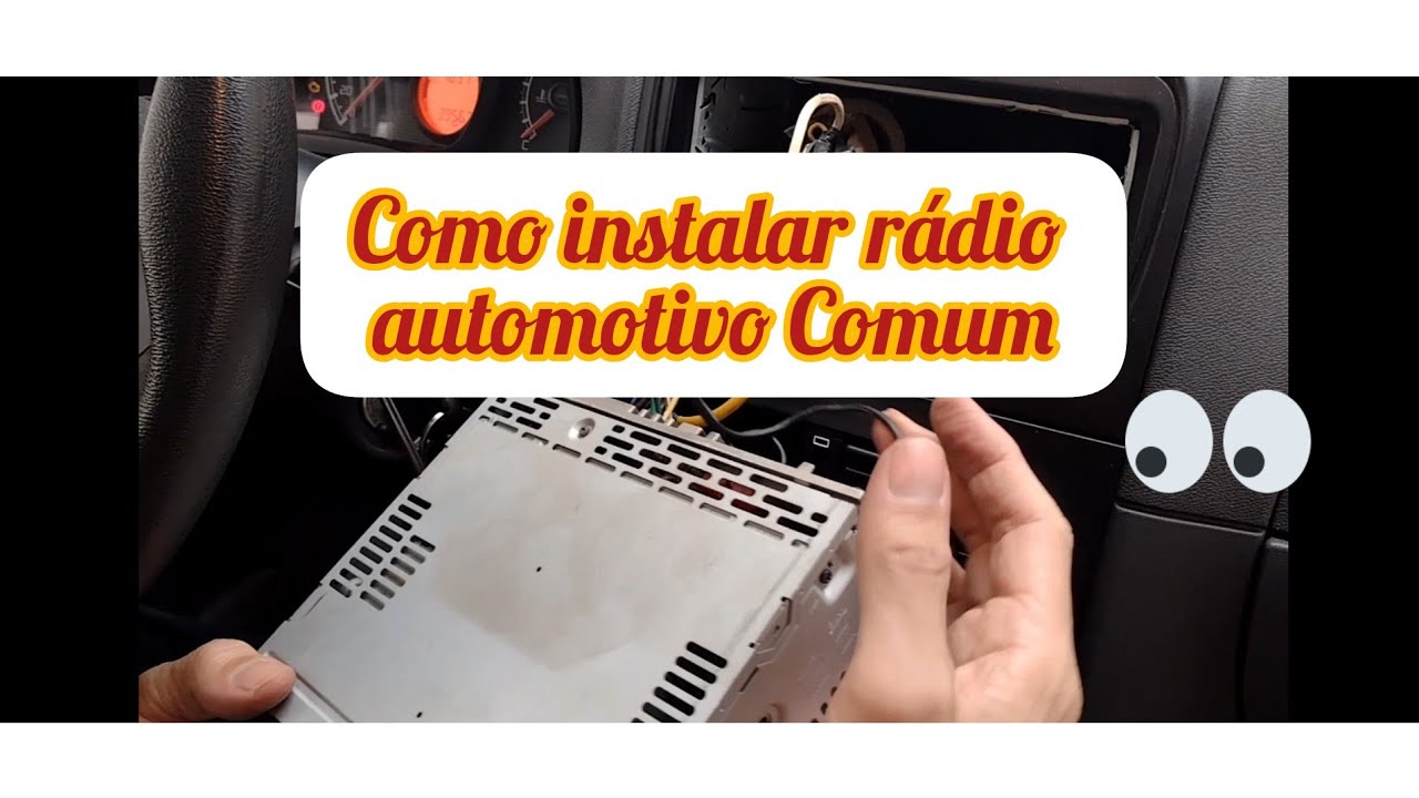 Como instalar rádio automotivo. Instalando First Option