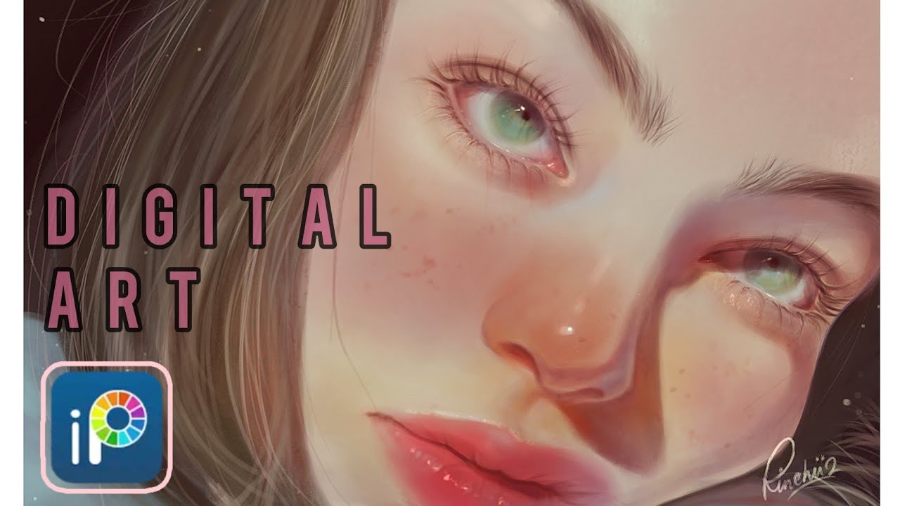 Semirealism art on ibisPaintx [Full process]🌸