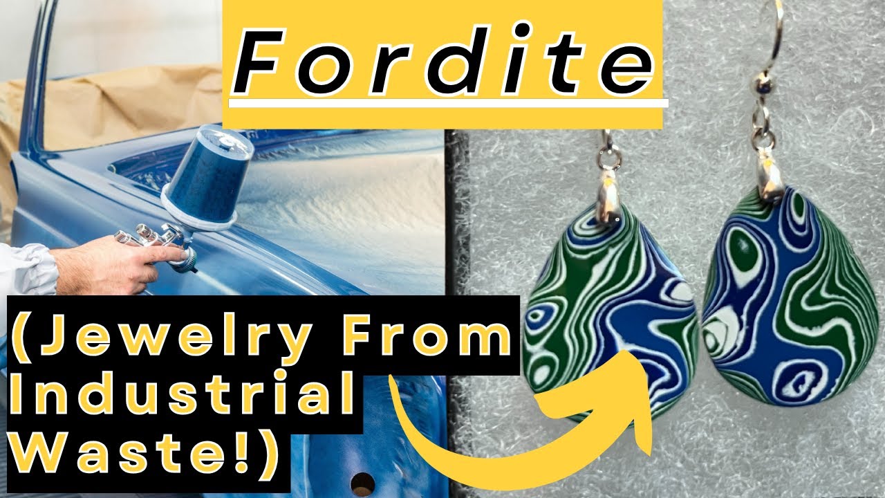 Fordite - Jewelry Made From Auto Waste