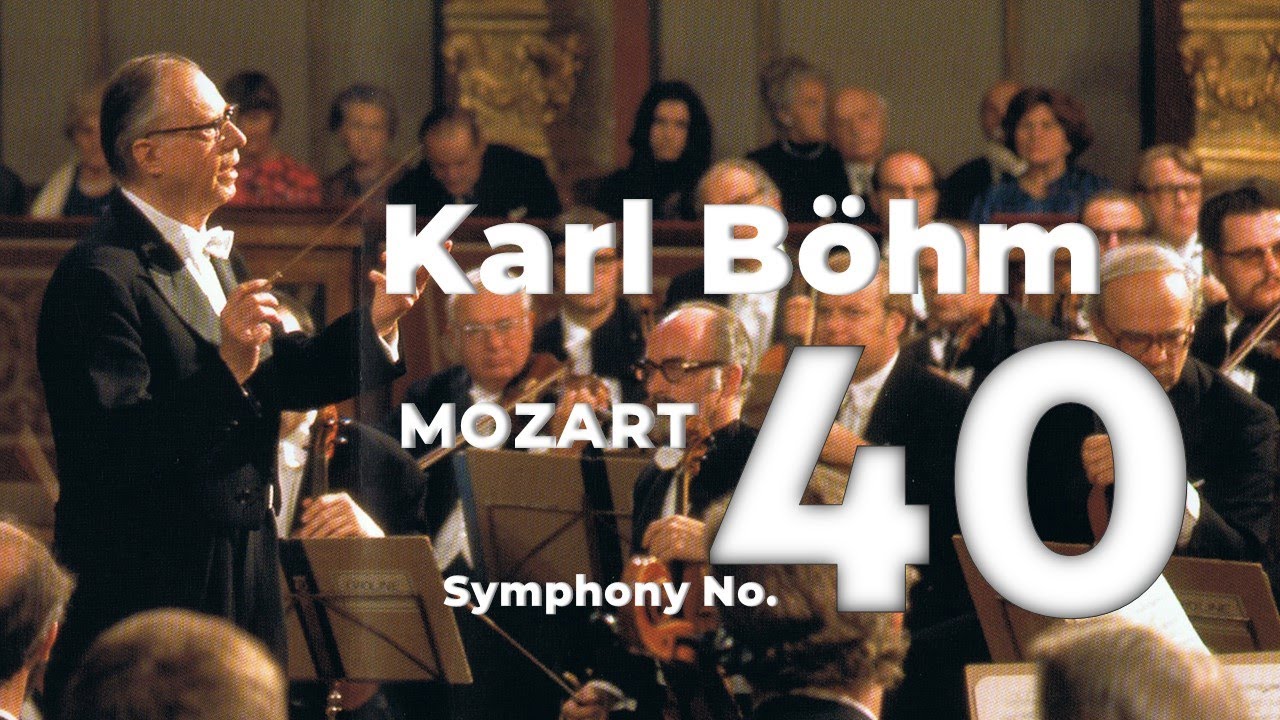 Mozart Symphony No. 40 KV550 | Karl Böhm | Wiener Philharmoniker