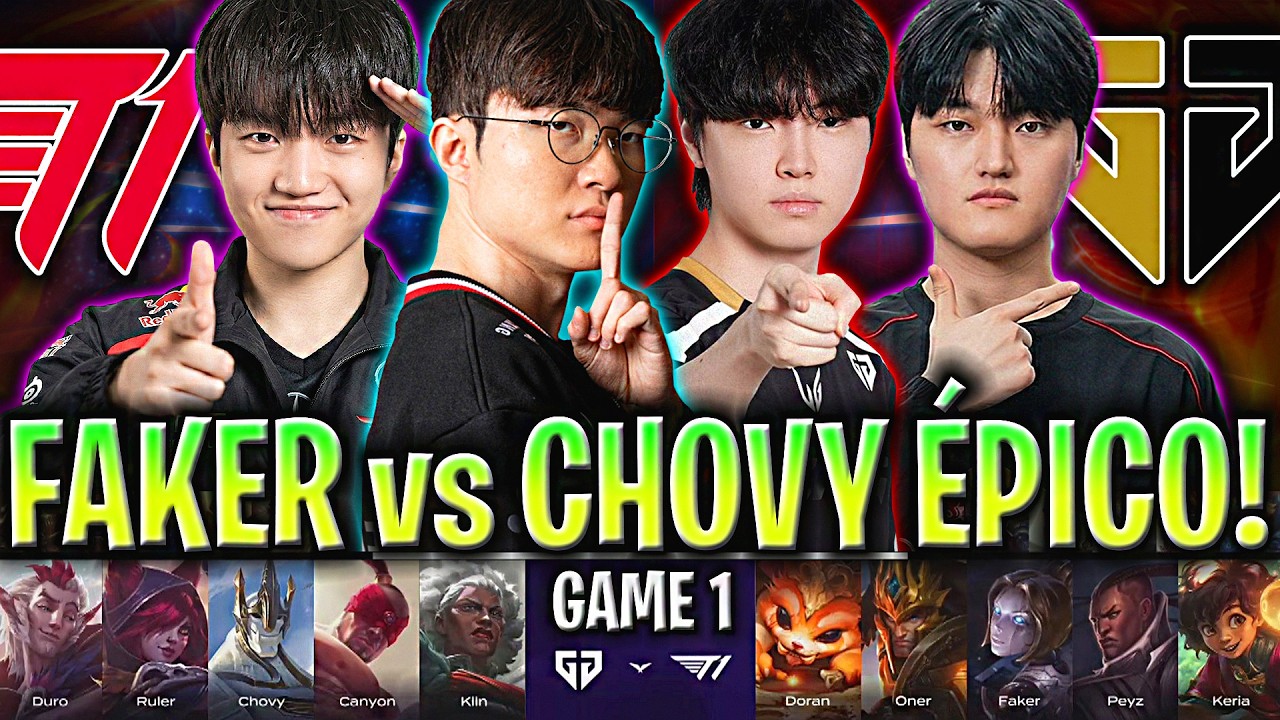 FAKER vs CHOVY en EL CL&Aacute;SICO de LCK! 😱&Eacute;PICO!🔥 | T1 vs GEN Game 1 LCK VERANO 2026 en ESPA&Ntilde;OL