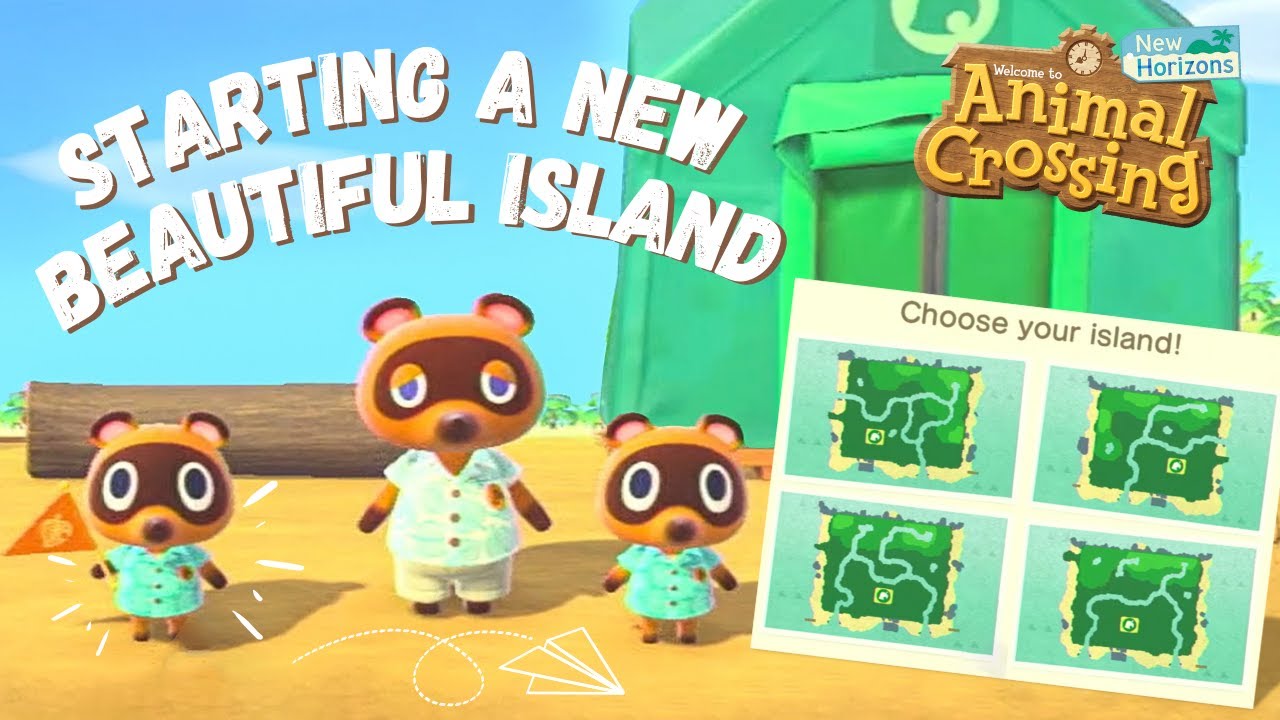 Открываем НОВЫЙ прекрасный остров 🤍 День 1: Давайте поиграем | Animal Crossing New Horizons | ACNH