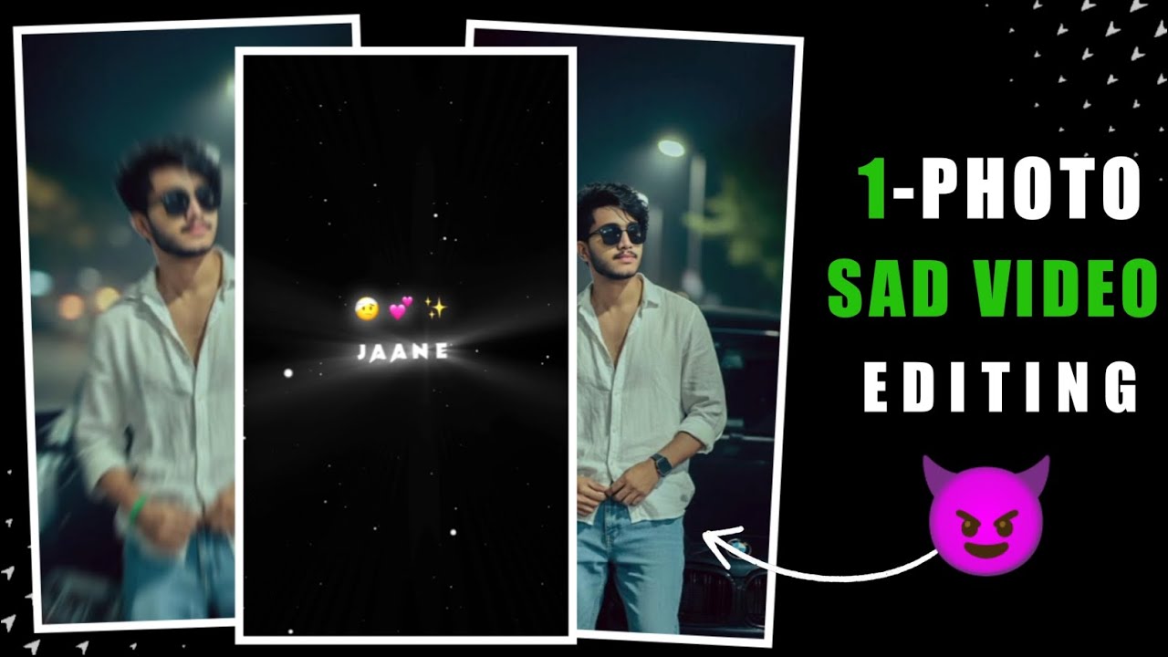 1-Photo Sad Status Video Editing In Vn App || Trending Photo Sad Reel Video Editing Vn Editing 