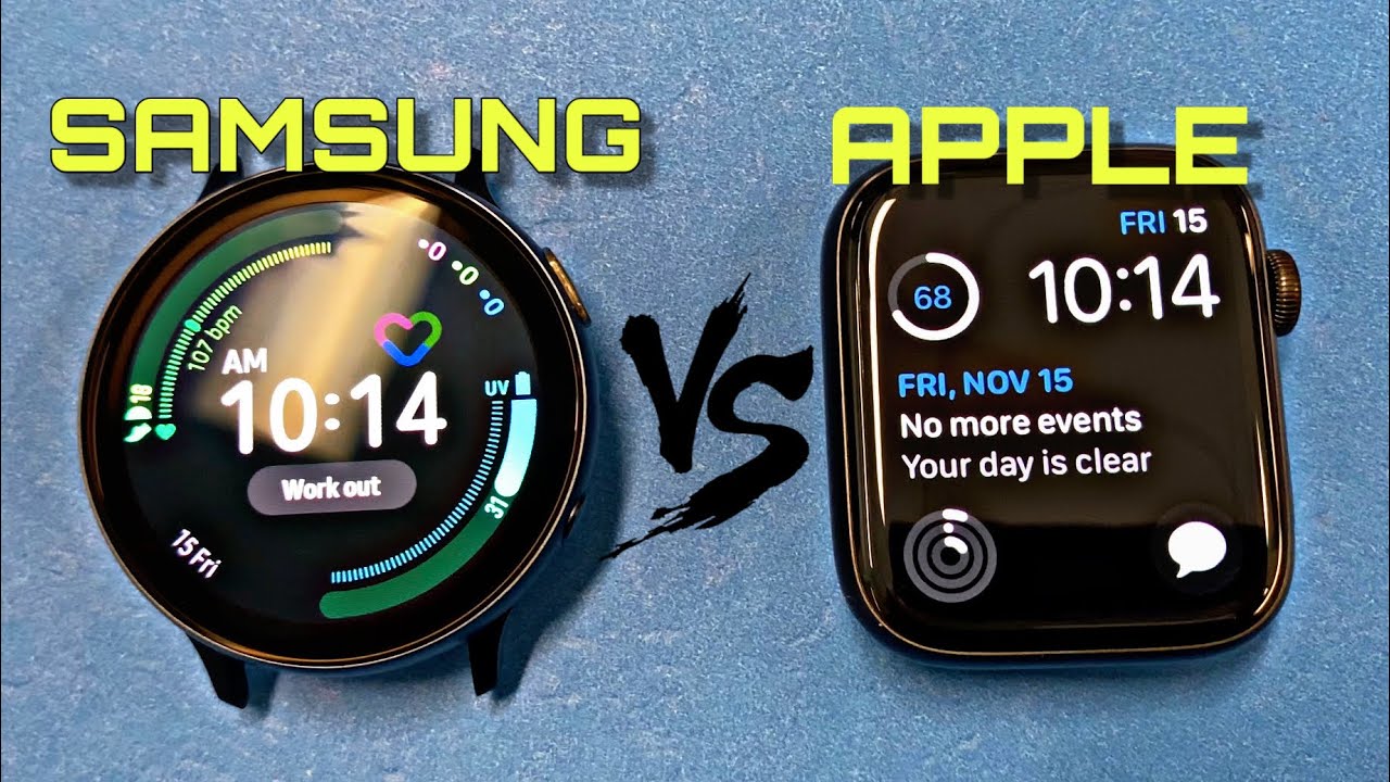 Samsung vs. Apple - Who Has a Better Smartwatch + GIVEAWAY