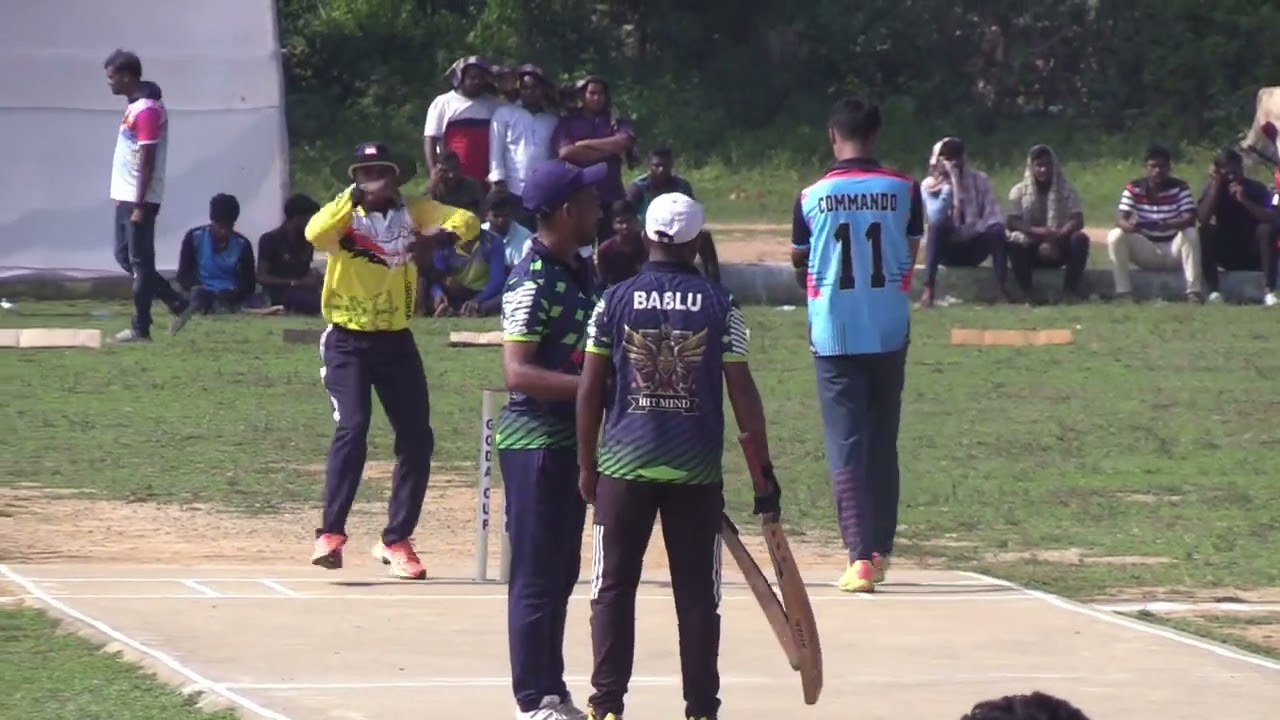 HIGHLIGHTS OF MENDIS 0 & BABLU DAS 64 RUNS 🔥🏏 : HITMIND VS COMMANDO 11 :  #umpirebabul #cricket