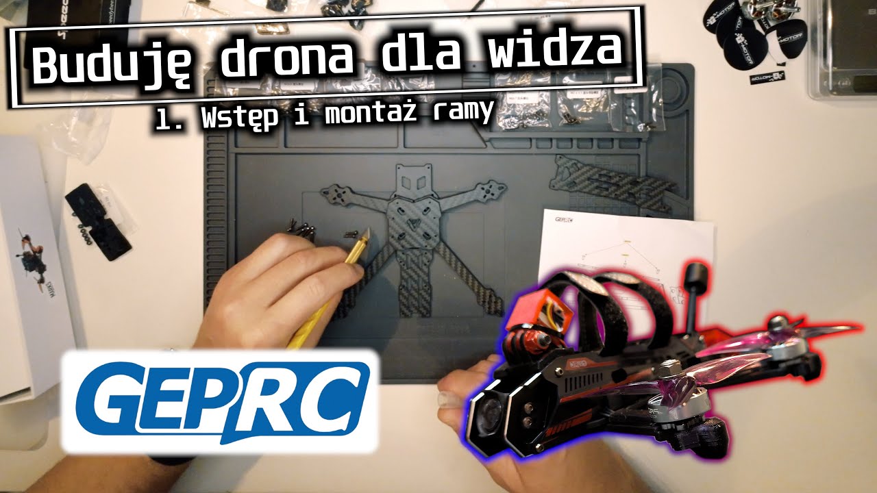 Buduję drona dla widza! 1. Wstęp i montaż ramy