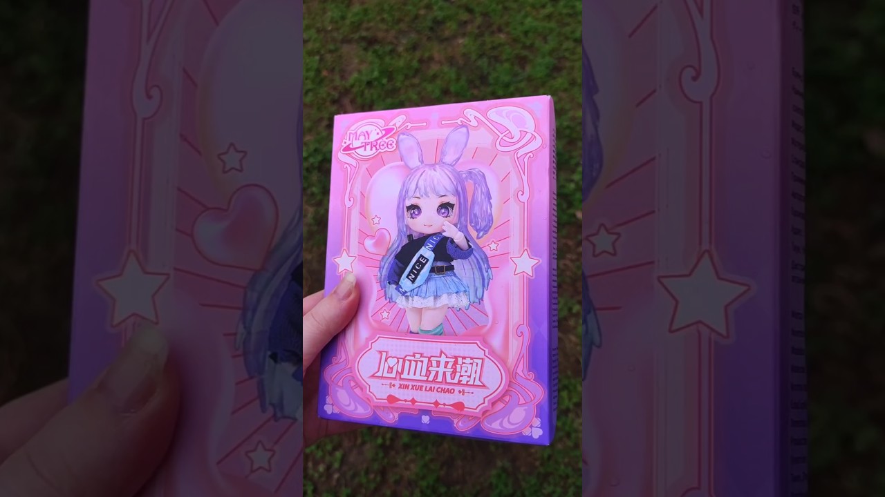 unboxing blind box ✨ may tree bjd doll pink kitty cat
