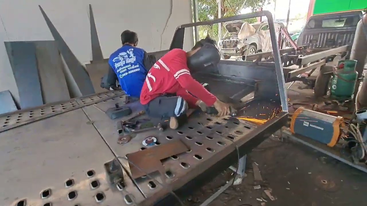 ต่อรถสไลด์กระบะ อู่ช่างรุ่ง