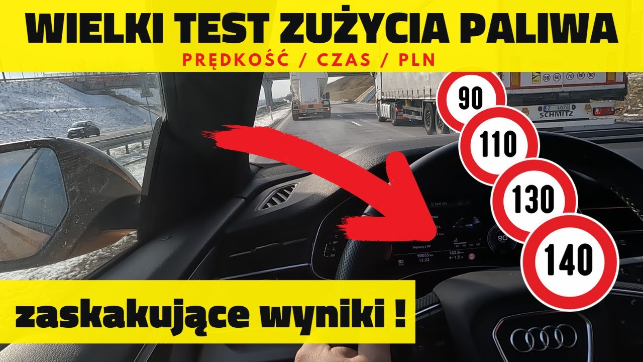 Test zużycia paliwa - zaskakujące wyniki przy 90, 100, 130 i 140 km/h