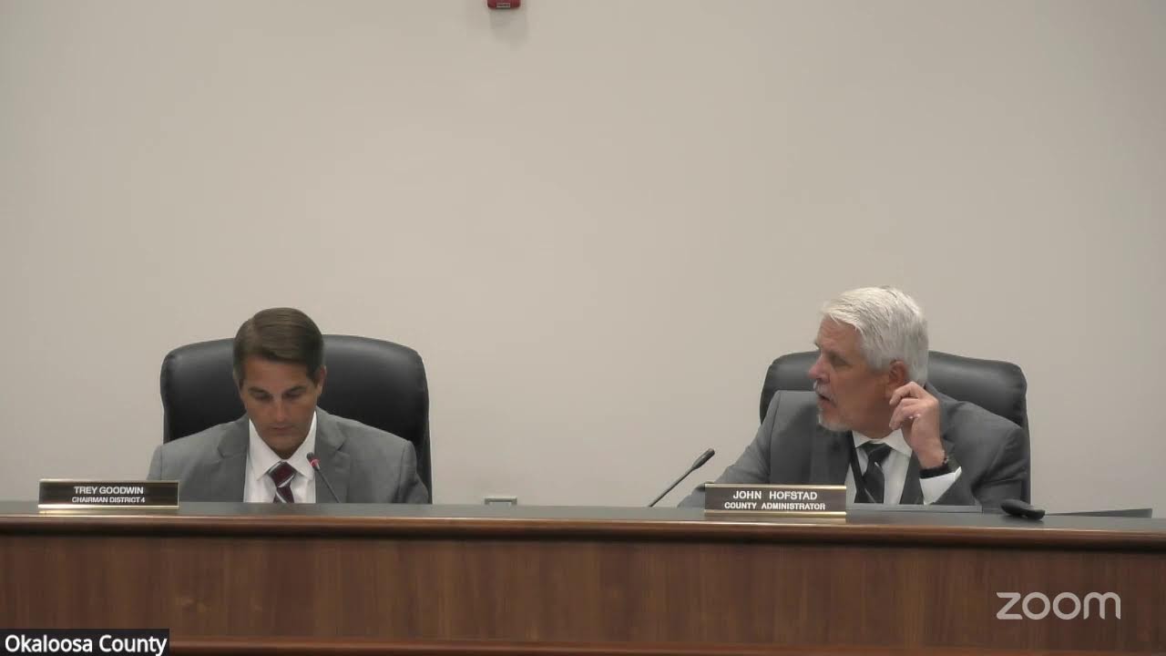 Okaloosa BCC Regular Meeting 09.15.26 and Budget Hearing