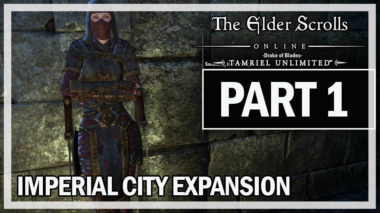 The Elder Scrolls Online Imperial City Walkthrough Part 1 - Let's Play Gameplay Review