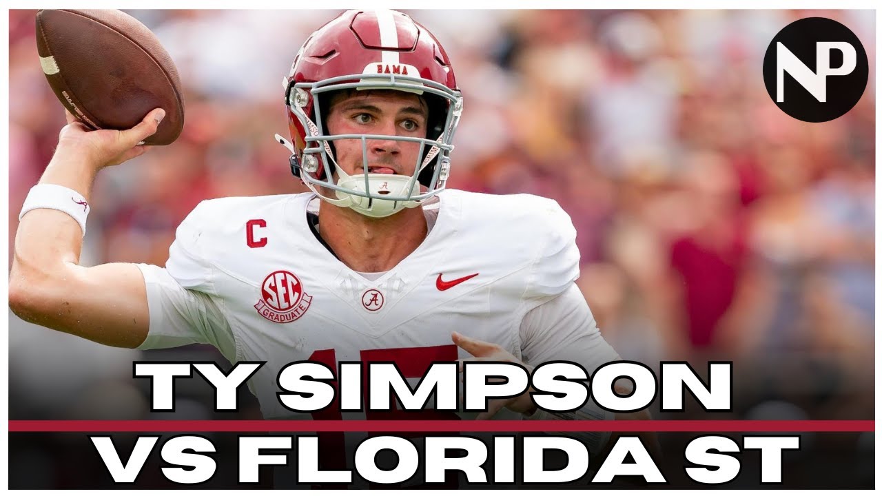 Alabama vs Florida State | Ty Simpson NFL Draft Film