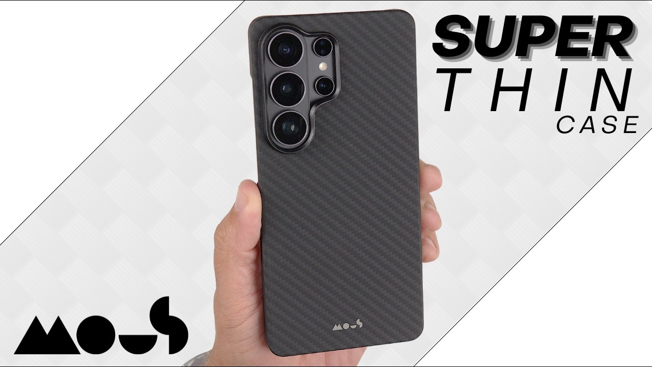 Чехол Mous Super Thin для Samsung Galaxy S26 Ultra (из арамидного волокна)