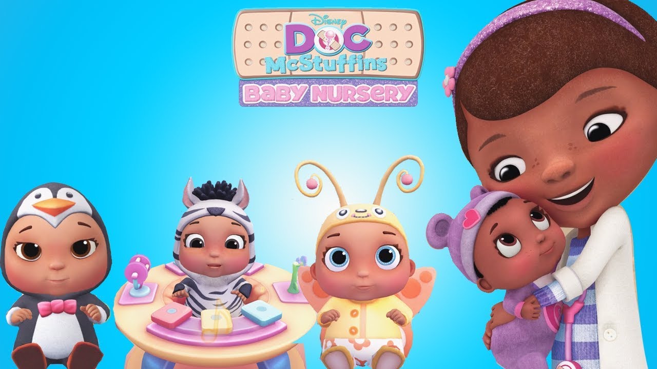 Doc McStuffins: Baby Nursery - New Baby has coming Baby Butterfly, Penguin and Zebra