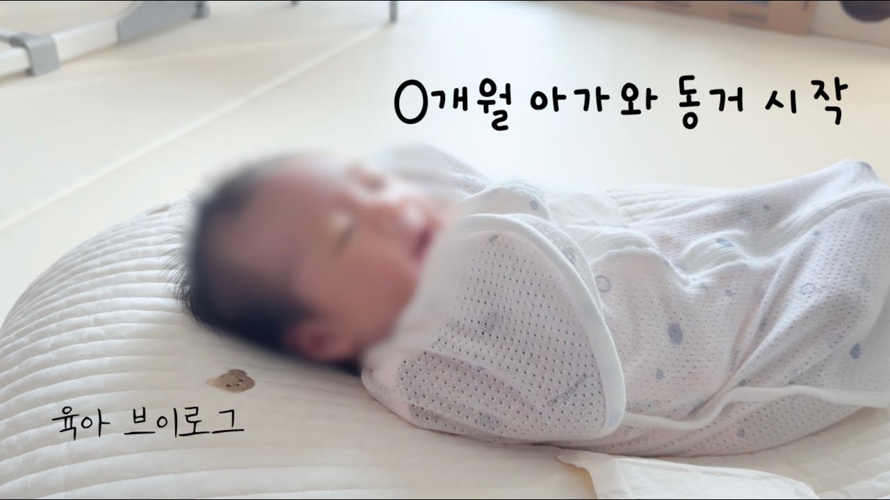 [육아 vlog] 0개월 아가와 동거 시작 / 실전육아 시작 #생후0개월 #신생아