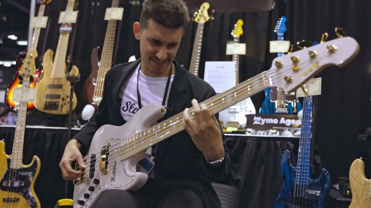 Bass Demo: Atelier Z M265 Trans White NAMM Show 2024 (ft. @DavidVause)