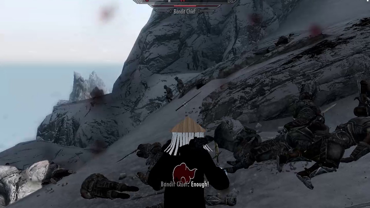 Skyrim naruto mods, gameplay as itachi.