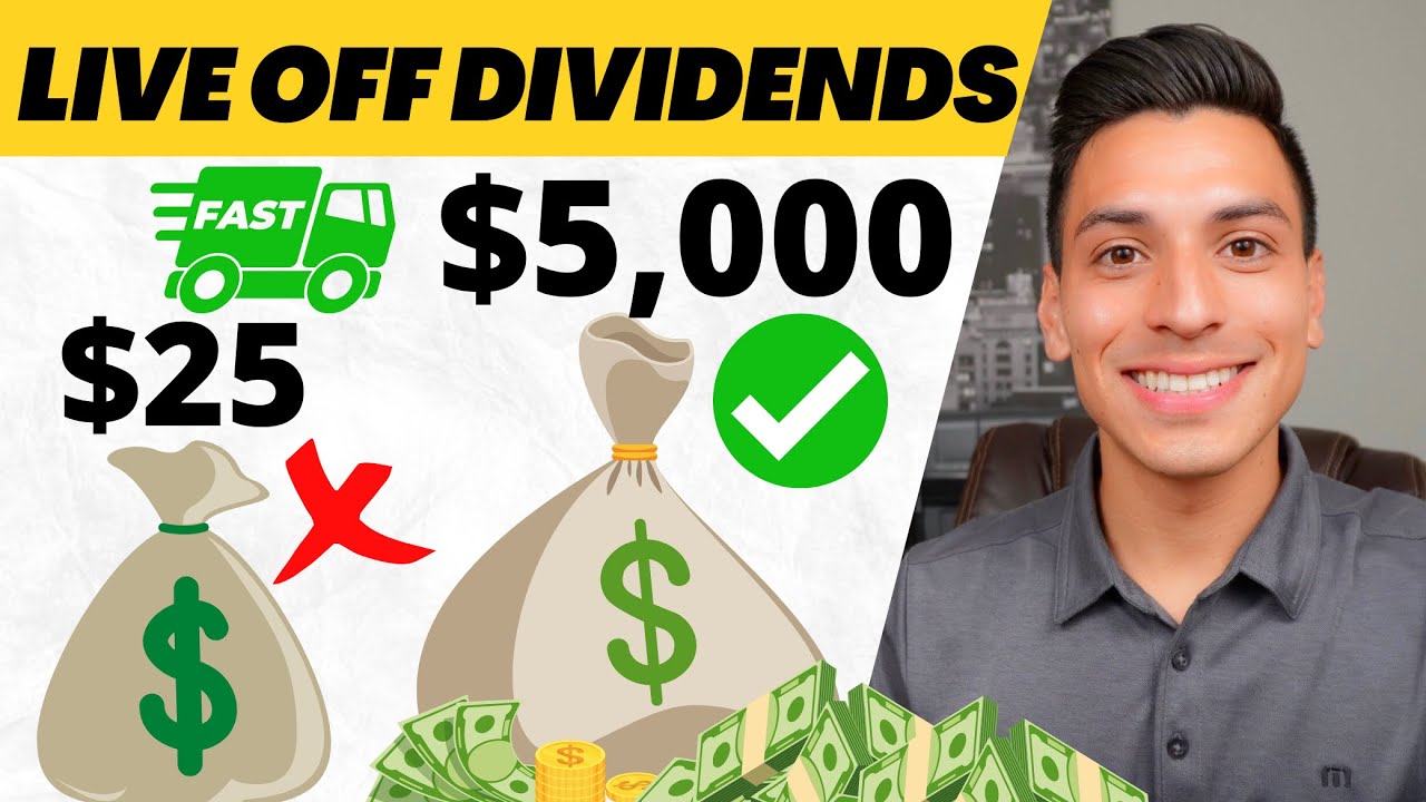3 Of The FASTEST Ways To Live Off Dividends (Retire Early!)