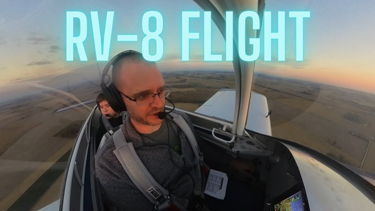 Dad and son go flying in a Van's RV-8
