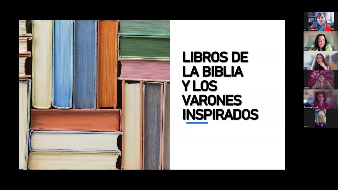 LIBROS DE LA BIBLIA Y LOS VARONES INSPIRADOS - 15 ENE 2026