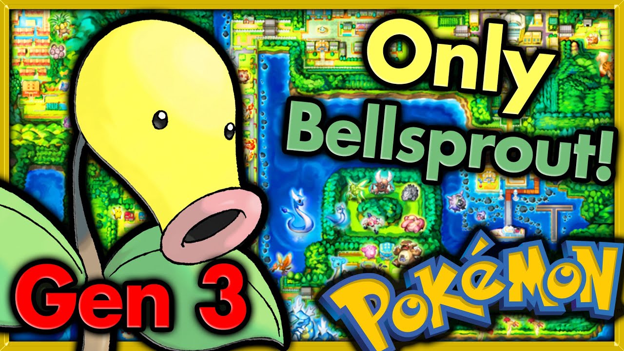 Can I Beat Pokemon Fire Red with ONLY BELLSPROUT? 🔴 Pokemon Challenges ► NO ITEMS IN BATTLE