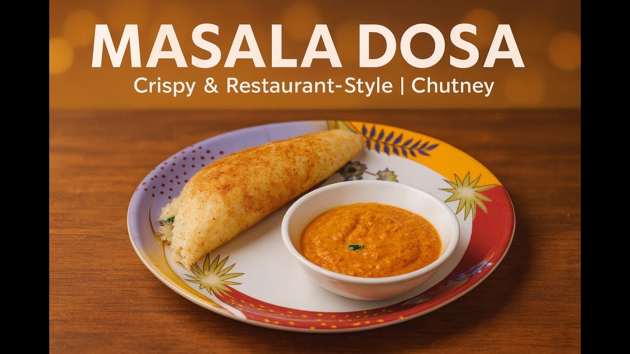 Perfect Crispy Masala Dosa | Instant Batter + Aloo Masala | South Indian Breakfast | घर का स्वाद