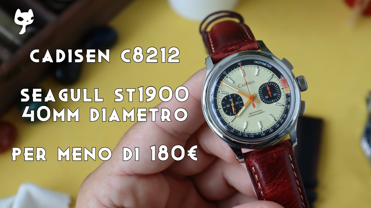 Questo Cadisen C8212 ha un calibro ST1900 mozzafiato! Bellissimo!