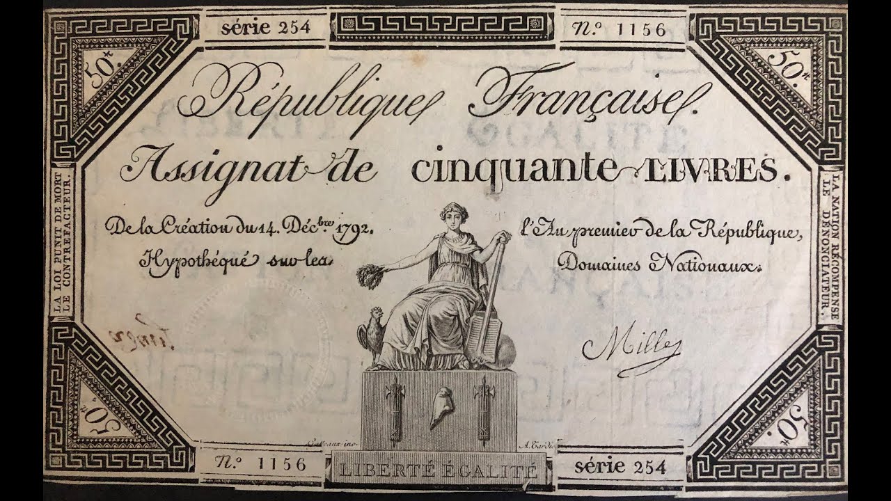 1790s Assignats of French Revolution