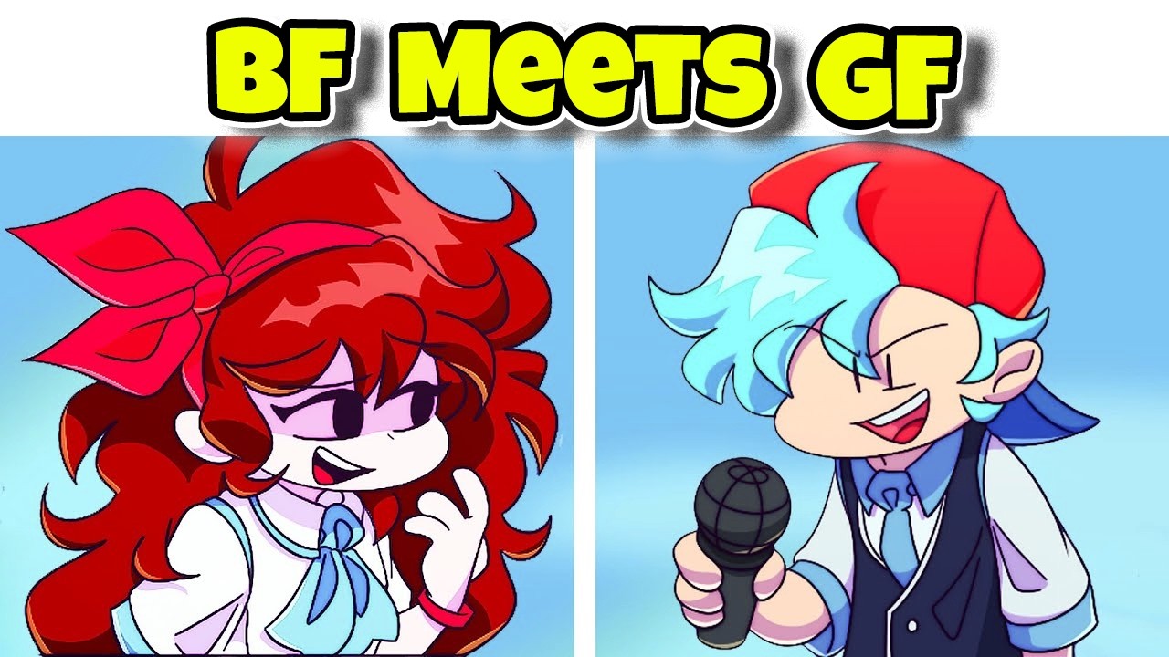 Friday Night Funkin ' BF Conoce A GF En La Escuela Secundaria Semana Completa + Escenas