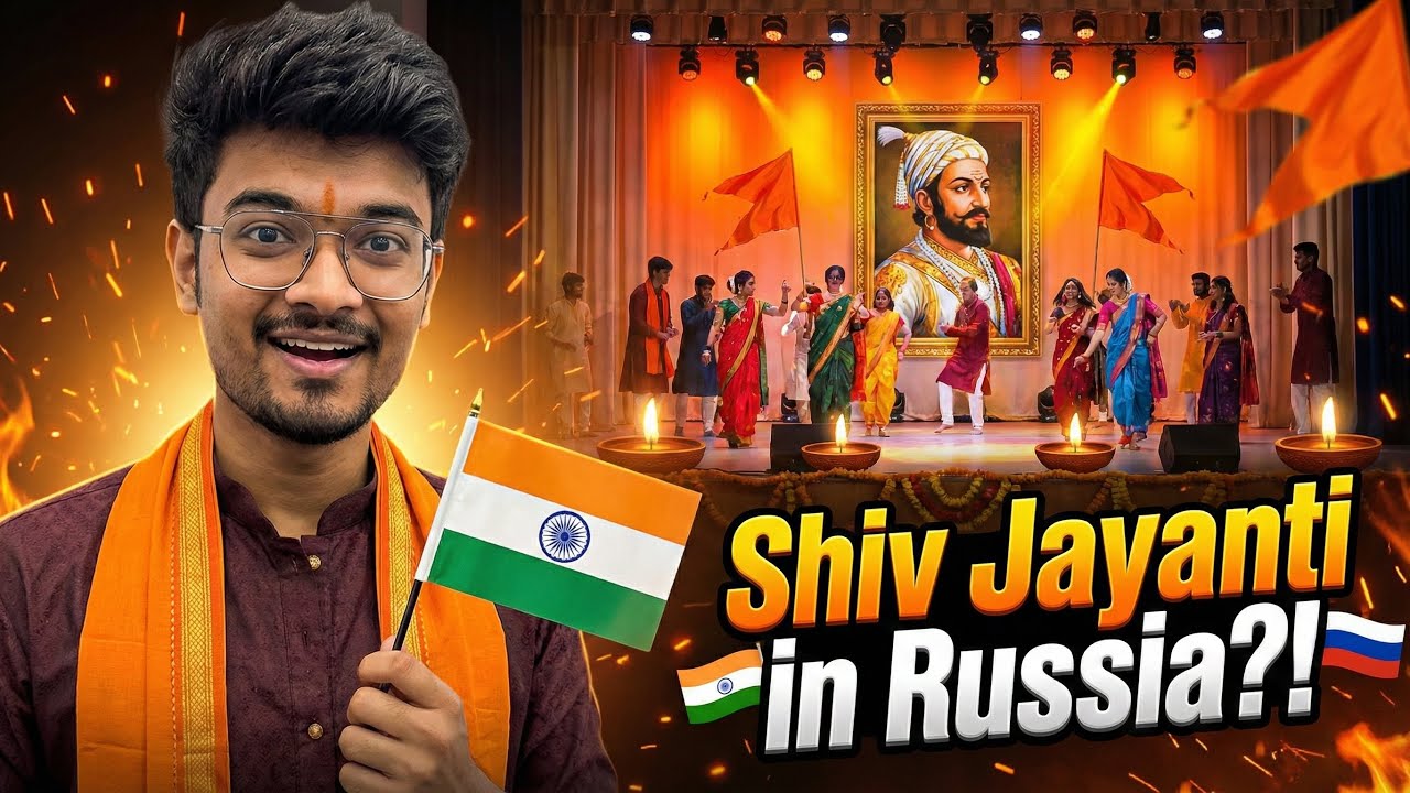 ShivJayanti Celebration in Russia 🇷🇺 | Kemerovo State University | 