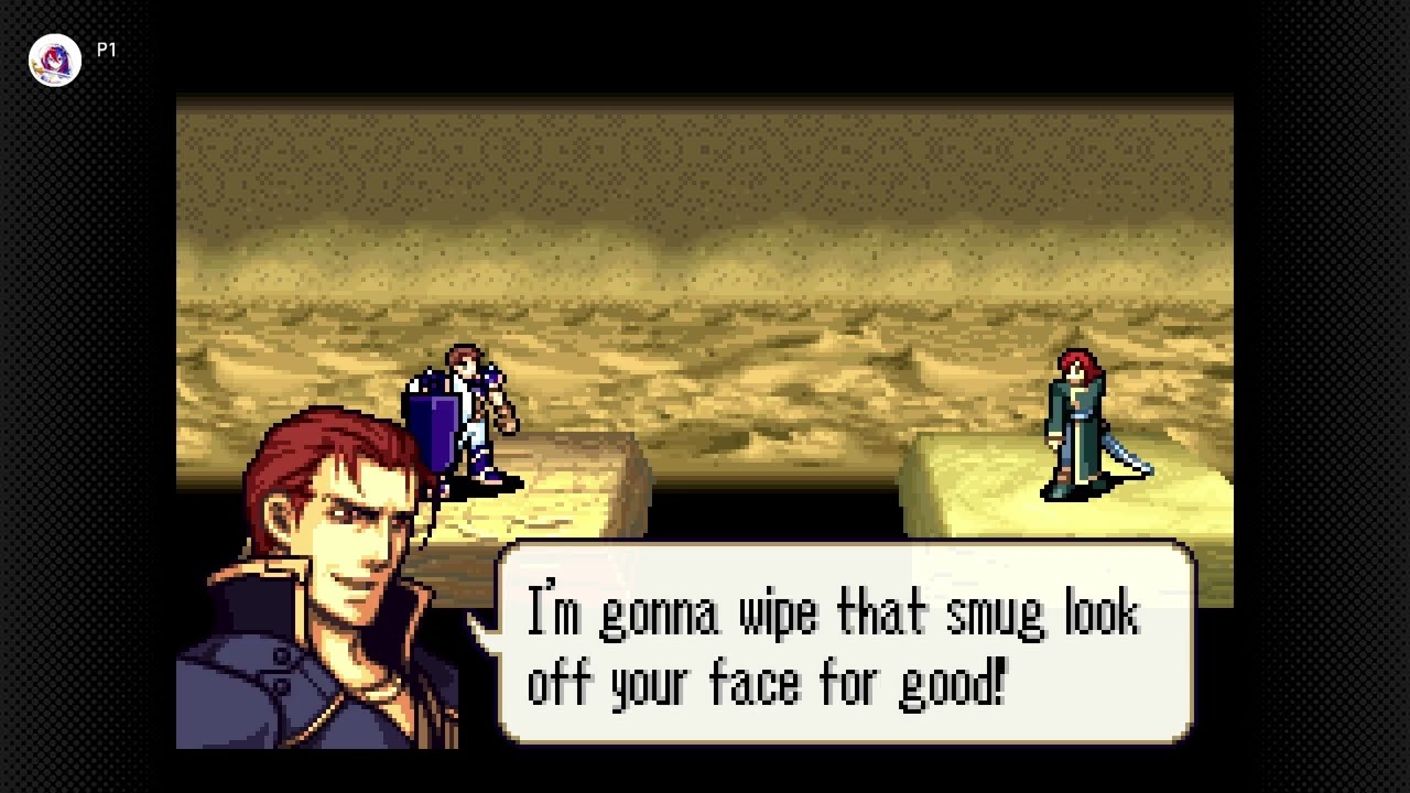 Fire Emblem 8 - Joshua & Caellach Unique Dialogue