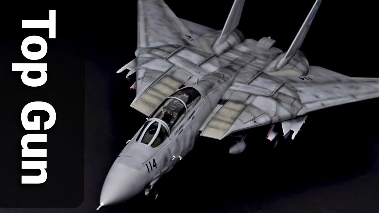 F-14A TOMCAT Full video build - Academy 1/72 (New tool)