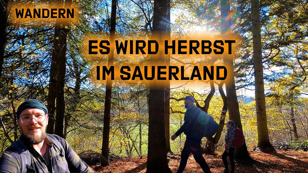 Wandern im Sauerland bei Fleckenberg | Herbst von seiner schönsten --Seite