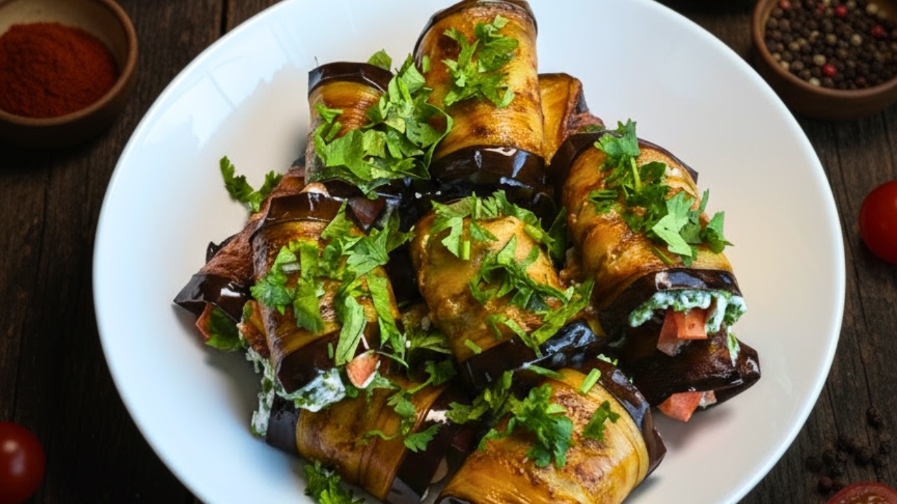 EGGPLANT Cheese Rolls Recipe | TASTY Appetizer Everyone Loves! 🍆🔥