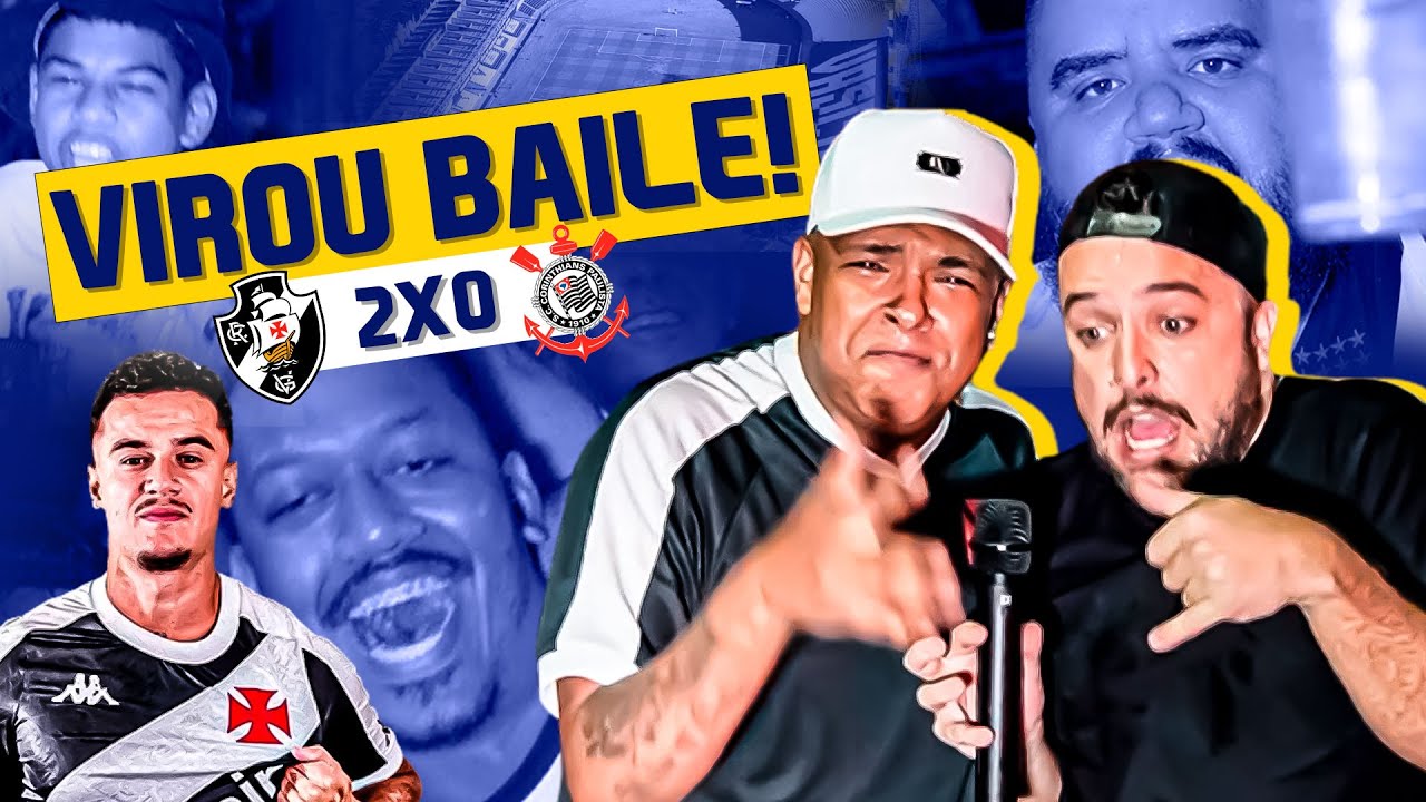 O COUTINHO VOLTOU: TORCIDA DO VASCO FAZ BAILE SURREAL NA BARREIRA