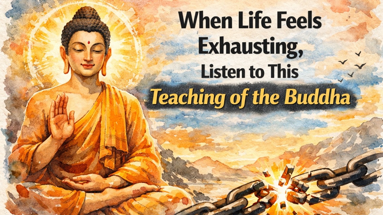 🌸When Life Feels Exhausting, Listen to This Teaching of the Buddha🌸