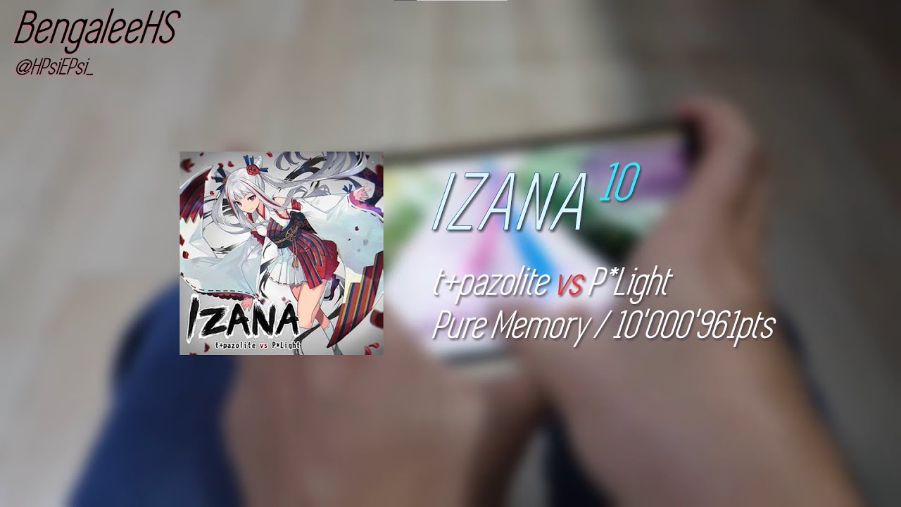 [Arcaea] IZANA FTR 10 PM(-15) (Thumb Play)