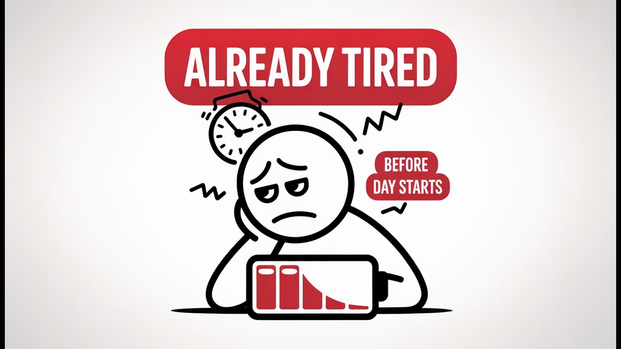 Psychology of People Who feel tired before the day even starts