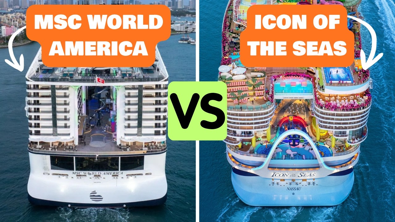 MSC World America против Icon of the Seas: какой корабль лучше?