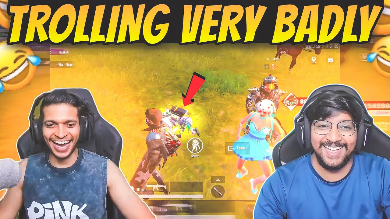 Trolling Enemies Very Badly 🤣 | 1000% Fun With Gameplay 😈 | @UnqGamer @WarriorislivE14