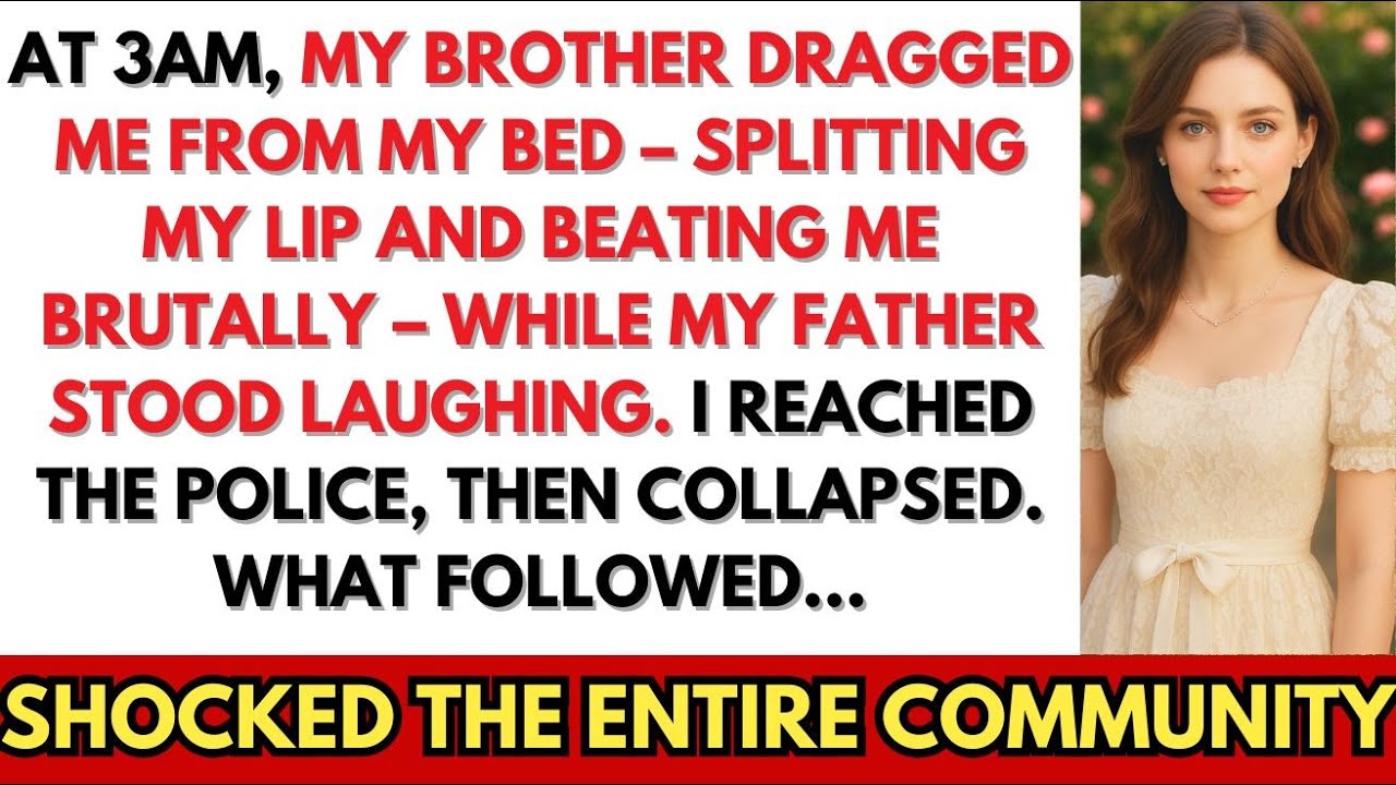 HER TRUE STORY FROM TEXAS 💔 AT 3AM, BROTHER BEAT ME BLOODY — DAD SMILED. I COLLAPSED AT POLICE STA..