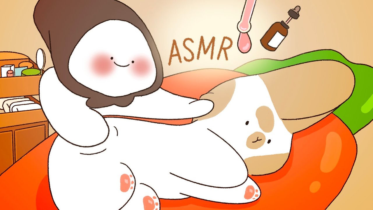 Rabbit's Cafe Part-Time Jobs🥕 & Healing Massage Shop [ASMR animation]