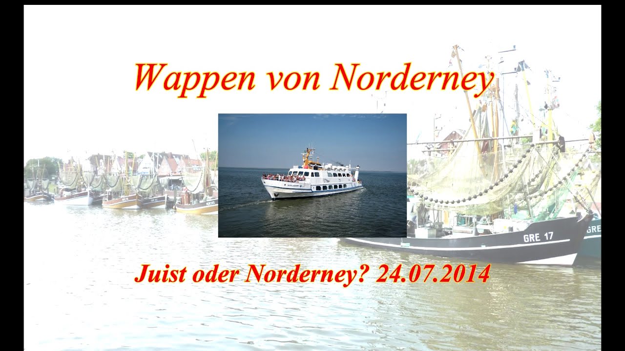 K&auml;pten Conradi: Juist oder Norderney? 24.07.2014